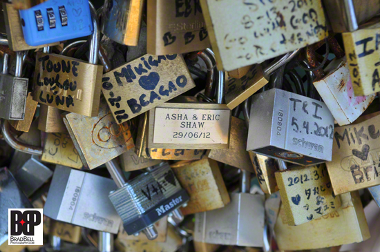 Love Locks in Paris.